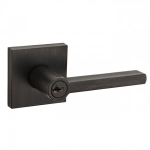 Kwikset 156HFLSQT Halifax Square Entry Door Lock SmartKey