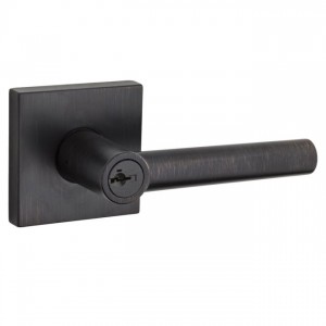 Kwikset 156MILSQT Milan Square Entry Door Lock SmartKey