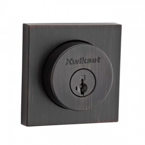 Kwikset 159SQT Halifax Square Double Cylinder Deadbolt SmartKey KA3