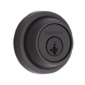 Kwikset 665CRR-SV1 Double Cylinder Contemporary Round Deadbolt with SmartKey