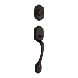 Kwikset 689BWLIP-S Belleview Double Cylinder Exterior Handleset SmartKey
