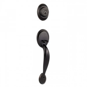 Kwikset 689DALIP-S Dakota Double Cylinder Exterior Handleset SmartKey