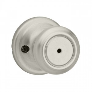 Kwikset 730CN-RBB Cameron Privacy Door Lock in Brown Box