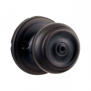 Kwikset 730PE-BB Phoenix Privacy Door Lock in Brown Box