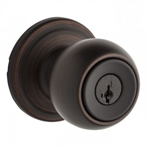 Kwikset 740CA-SRGC Circa Entry Door Lock SmartKey with New Chassis