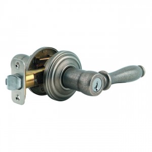 Kwikset 745ADL-S UL Ashfield Entry Door Lock SmartKey with 2-3/4" Latch