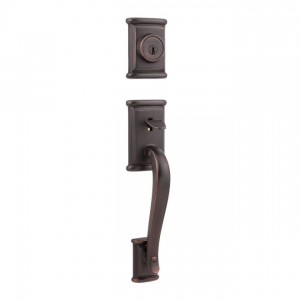 Kwikset 802ADHLIP Ashfield Dummy Exterior Handleset