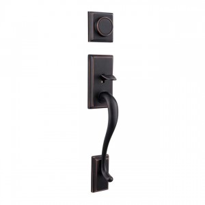 Kwikset 802HELIP Hawthorne Dummy Exterior Handleset
