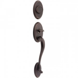 Kwikset 802SELIP Shelburne Dummy Exterior Handleset