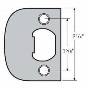Kwikset 83030 UL Square Corner Full Lip Strike