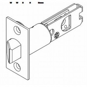 Kwikset 84254 2-3/4" UL Wide Face Springlatch
