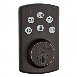Kwikset 907-2-S Powerbolt 2 Touchpad Electronic Deadbolt SmartKey