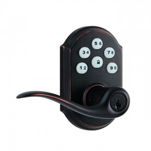 Kwikset 911TNL-S Smartcode Touchpad Electronic with Tustin Lever SmartKey