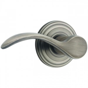 Kwikset 967PMLRH-SV1 Right Hand Pembroke Interior Double Cylinder Handleset Trim with SmartKey with New Chassis