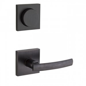 Kwikset 968SYLSQT Sydney Square Interior Dummy Handleset Trim
