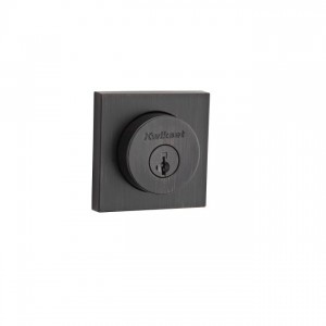 Kwikset CP158SQT Halifax Square Single Cylinder Deadbolt SmartKey K4