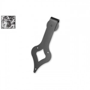 Leatherneck 0115-3070 Wide Teardrop 411 Hanger for Flat Track Machine Polished