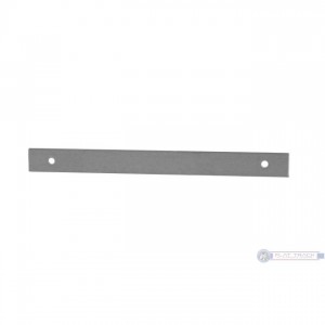 Leatherneck 0115-5124SP 9ft 142 Flat Track without Spacers and with Spliced Holes Brushed Stainless Steel