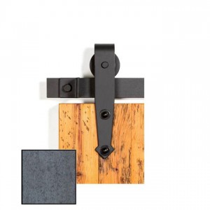 Leatherneck 0117-2753 Arrowhead 401-Q Hanger with Quiet Wheel for Flat Track - Clear Coated