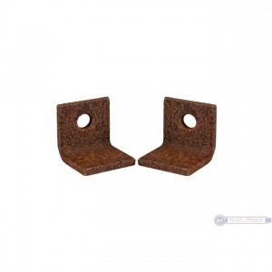 Leatherneck 0117-6041 Door Stop with Cushion for 142 Track Weathered Rust