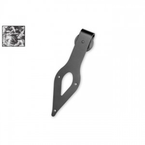 Leatherneck 0120-3025 Teardrop 410-Q Hanger with Quiet Wheel for Flat Track Machine Polished