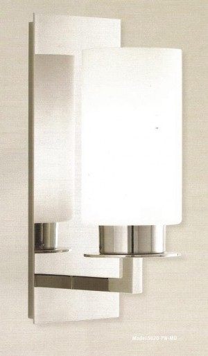 Norwell Jade Single Sconce w/Matte Opal Glass - 9670
