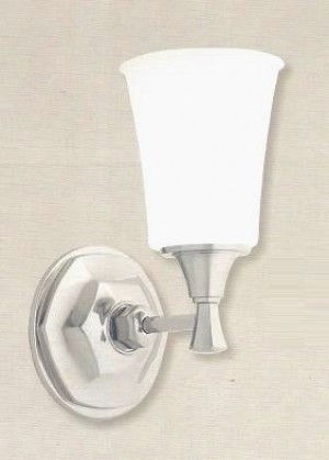 Norwell Iris Single Sconce w/Matte Opal Glass - 9701