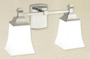 Norwell Sapphire Double Sconce w/Shiny Opal Glass - 9712