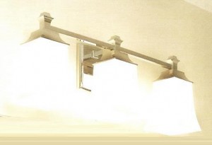 Norwell Sapphire Triple Sconce w/Shiny Opal Glass - 9713