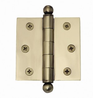 Nostalgic Large Ball Tipped Hinge 4" x 4"
