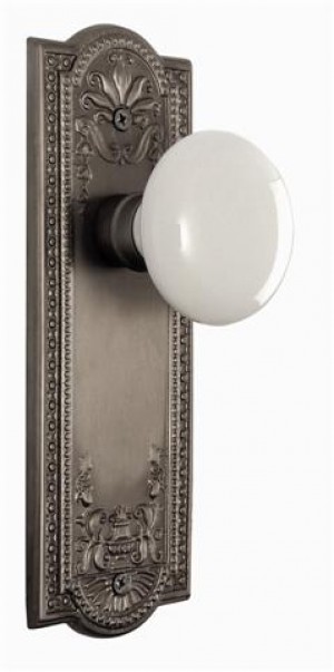 Nostalgic Meadows Plate w/Porcelain Dummy Knob