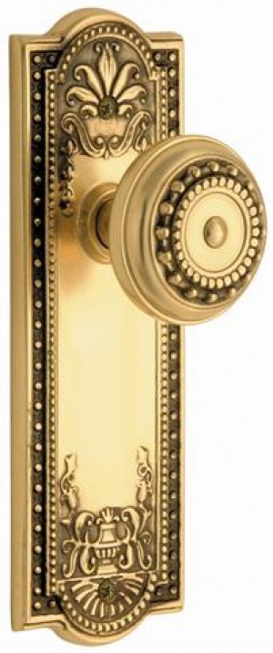 Nostalgic Meadows Plate w/Meadows Privacy Knob