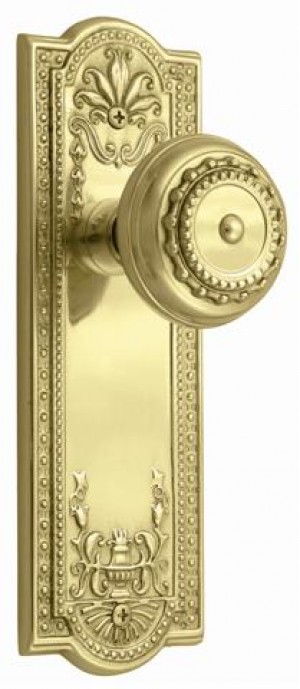 Nostalgic Meadows Plate w/Meadows Passage Knob