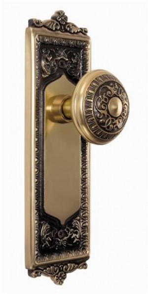 Nostalgic Egg & Dart Plate and Privacy Knob