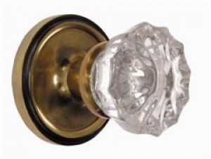 Nostalgic Crystal Knob Privacy Knob Set
