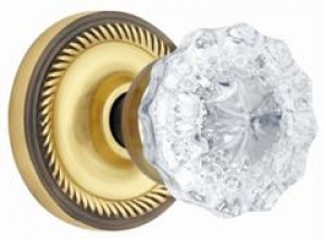 Nostalgic Crystal Knob Passage Knobset
