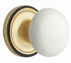 Nostalgic Porcelain Knob Passage Knob Set