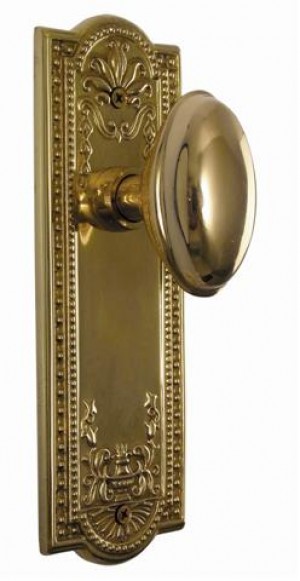 Nostalgic Meadows Plate w/Homestead Privacy Knob