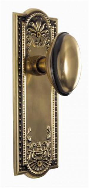 Nostalgic Meadows Plate w/Homestead Passage Knob