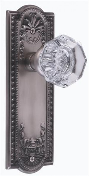 Nostalgic Meadows Plate w/Waldorf Privacy Knob