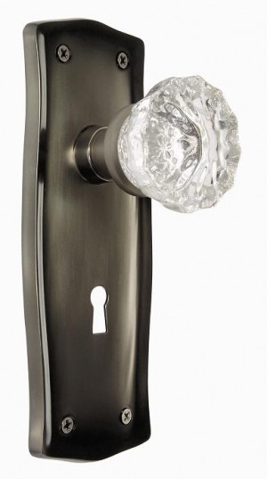 Nostalgic Prairie Plate w/Crystal Dummy Knob