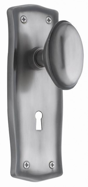 Nostalgic Prairie Plate w/Homestead Passage Knob