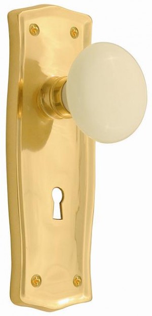 Nostalgic Prairie Plate w/Porcelain Dummy Knob