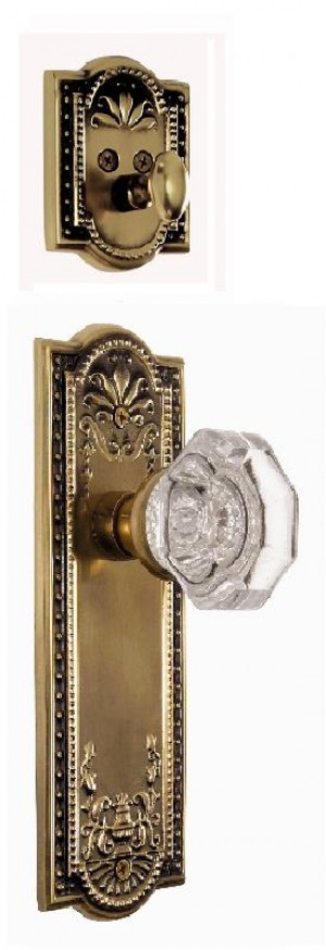 Meadows Interior Handleset w/Waldorf Knob