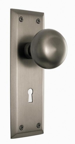 Nostalgic New York Plate w/New York Dummy Knob