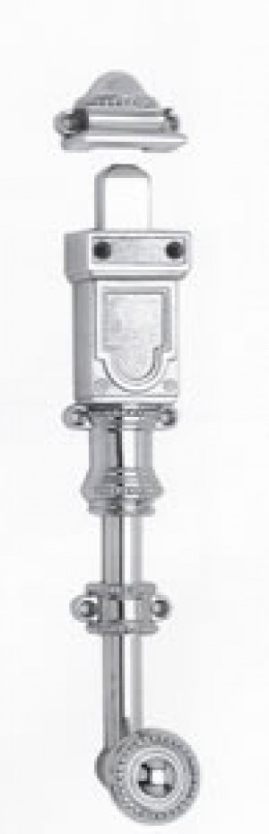 Omnia Ornate 10-5/8" Slide Bolt - 4100/D