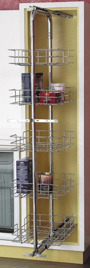 Reval 64" Adjustable Pullout Pantry