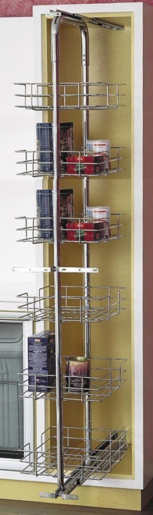 Reval 80 1/2" Adjustable Pullout Pantry