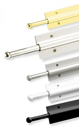 Sliding Valet Rod 12" - 5 Finishes