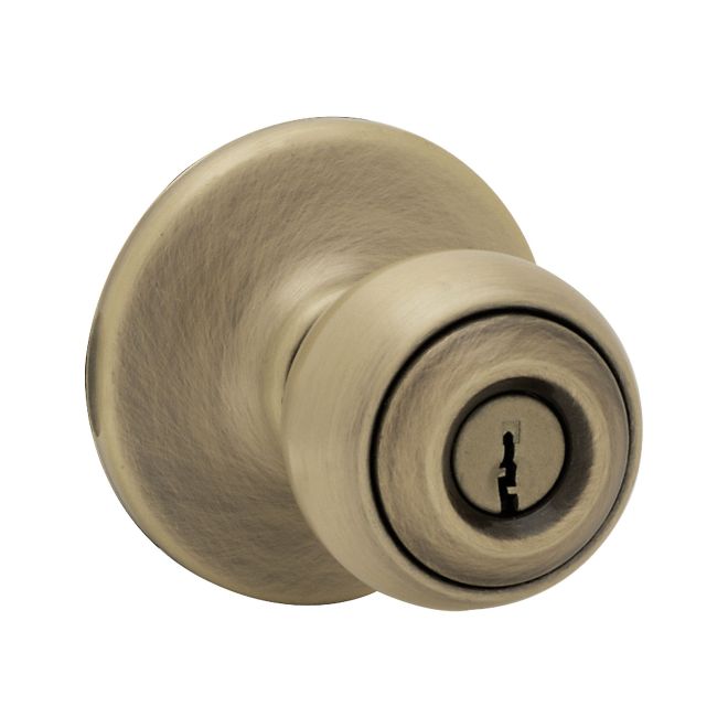 Kwikset 450P-SV1 Polo Vestibule Lock SmartKey with 6AL Latch RCS Strike ...